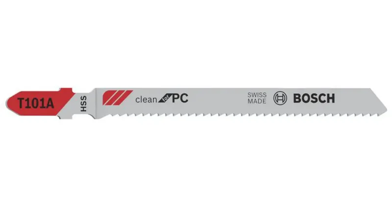 Bosch Accessories 2608631670 Stichsägeblatt T 101 A Clean for PC, 3er-Pack 3 St. de Bosch Professional – image du produit