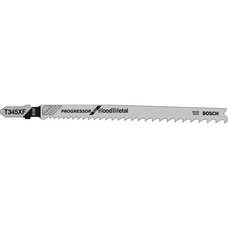 Bosch Accessories 2608634994 Stichsägeblatt T 345 XF Progressor for Wood and Metal, 5er-Pack 5 St. von Bosch Professional – Produktbild