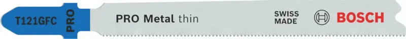 Bosch Accessories 2608655094 PRO Metal thin T121GFC Stichsägeblatt, 92 mm, 2-tlg. 2 St. von Bosch Professional – Produktbild