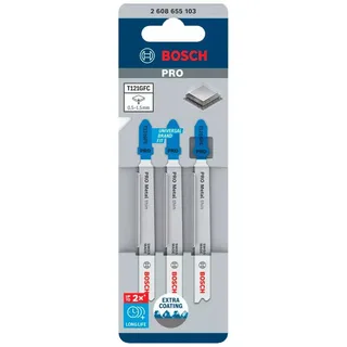 Bosch Accessories 2608655103 PRO Metal thin T121GFC Stichsägeblatt, 92 mm, 3-tlg. 3 St. by Bosch Professional – product image 2 of 6
