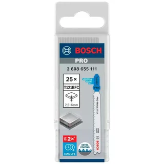 Bosch Accessories 2608655111 PRO Metal thick T121BFC Stichsägeblatt, 92 mm, 25-tlg. 25 St. by Bosch Professional – product image 2 of 6