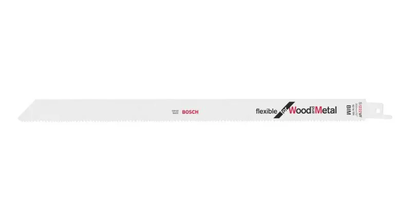 Bosch Accessories 2608656022 Säbelsägeblatt S 1222 VF, Flexible for Wood and Metal, 5er-Pack Sägeblatt-Länge 300 mm 5 St. by Bosch Professional – product image 1 of 2