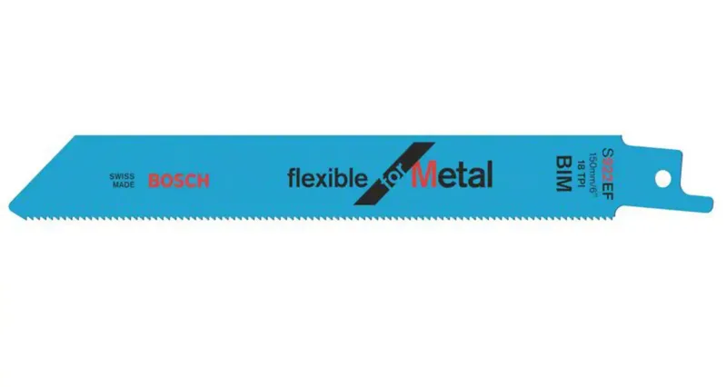 Bosch Accessories 2608656028 Säbelsägeblatt S 922 EF, Flexible for Metal, 100er-Pack Sägeblatt-Länge 150 mm 100 St. by Bosch Professional – product image