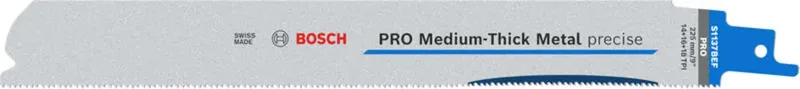Bosch Accessories 2608658995 PRO Medium-Thick Metal precise S1137BEF Blatt, 1,1 x 25 x 225 mm, 25-tlg. Sägeblatt-Länge 225 mm 25 St. von Bosch Professional – Produktbild