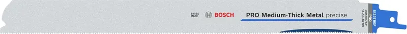 Bosch Accessories 2608658996 PRO Medium-Thick Metal precise S1237BEF Blatt, 1,1 x 25 x 300 mm, 5-tlg. Sägeblatt-Länge 300 mm 5 St. von Bosch Professional – Produktbild