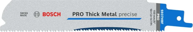 Bosch Accessories 2608658997 PRO Thick Metal precise S937HBF Blatt, 1,1 x 25 x 150 mm, 5-tlg. Sägeblatt-Länge 150 mm 5 St. by Bosch Professional – product image