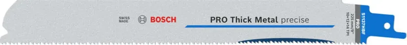 Bosch Accessories 2608658998 PRO Thick Metal precise S1137HBF Blatt, 1,1 x 25 x 225 mm, 5-tlg. Sägeblatt-Länge 225 mm 5 St. von Bosch Professional – Produktbild