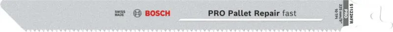 Bosch Accessories 2608659065 PRO Pallet Repair fast S1122HFR Blatt, 0,9 x 19 x 225 mm Sägeblatt-Länge 225 mm 100 St. de Bosch Professional – image du produit