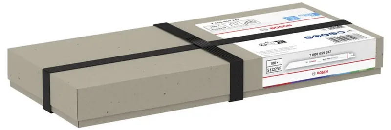 Bosch Accessories 2608659247 Multi Material flexibles S1122VF Säbelsägeblatt , 0,9 x 19 x 225 mm, 100-tlg 100 St. by Bosch Professional – product image