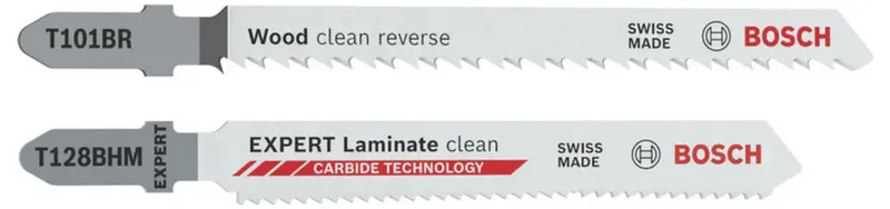 Bosch Accessories 2608665463 T101BR und EXPERT Laminate clean T128BHM Stichsägeblätter-Set, 26-tlg. 1 St. by Bosch Professional – product image