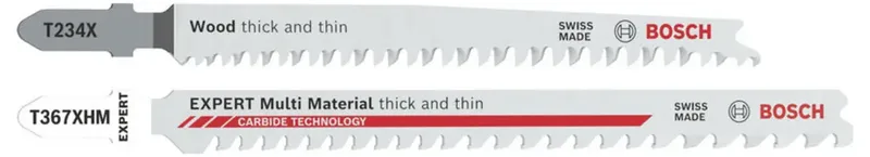 Bosch Accessories 2608665464 T234X+EXPERT Multi Material thick and thin T367XHM Stichsägeblätter-Set, 26-tlg. 1 St. by Bosch Professional – product image