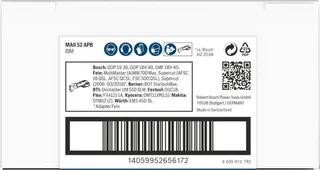 Bosch Accessories 2608669138 2608669138 Multitool BiM 52 mm 1 stuk(s) de Bosch Professional – image du produit 3 sur 3