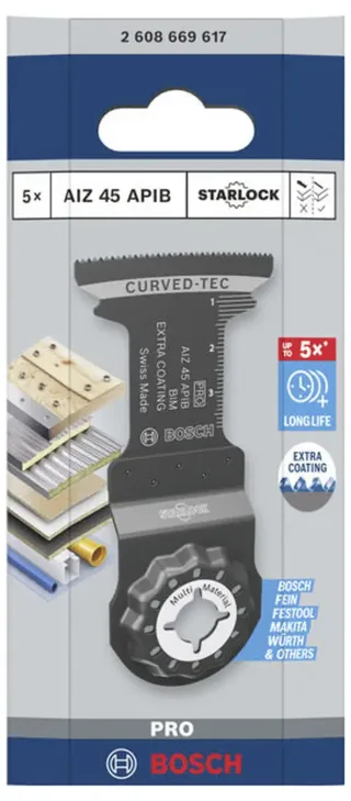 Bosch Accessories 2608669617 2608669617 Tauchsägeblatt 5teilig 5 St. fra Bosch Professional – produktbillede 2 af 2