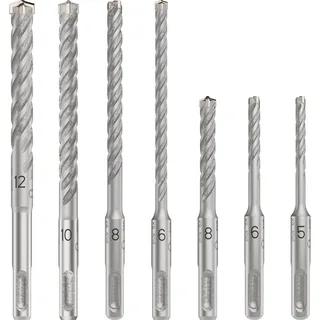 Bosch Jeu De Forets Pro Sds Plus-5x 5/6/8/6/8/10/12 Mm 7 Unités de Bosch Professional – image du produit 2 sur 2