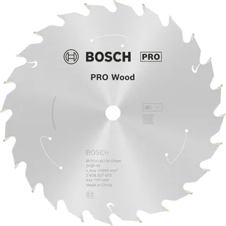 Bosch Accessories 2608837673 2608837673 Lame de scie circulaire au carbure 150 x 10 mm Nombre de dents: 24 1 pc(s) de Bosch Professional – image du produit 1 sur 2