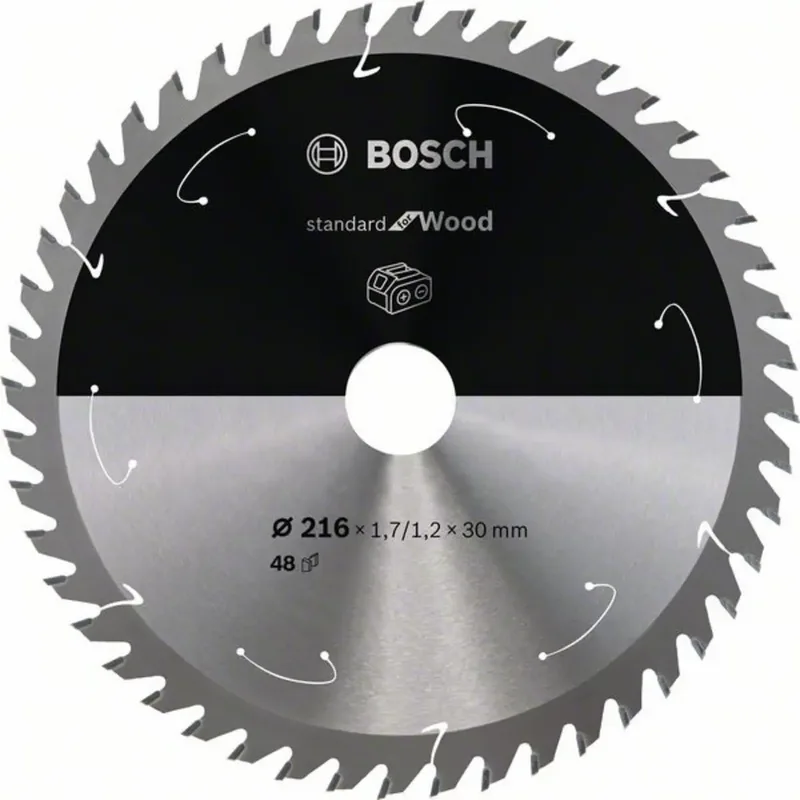 Bosch Accessories 2608837726 2608837726 Hartmetall Kreissägeblatt 216 x 30 mm Zähneanzahl: 48 1 St. by Bosch Professional – product image