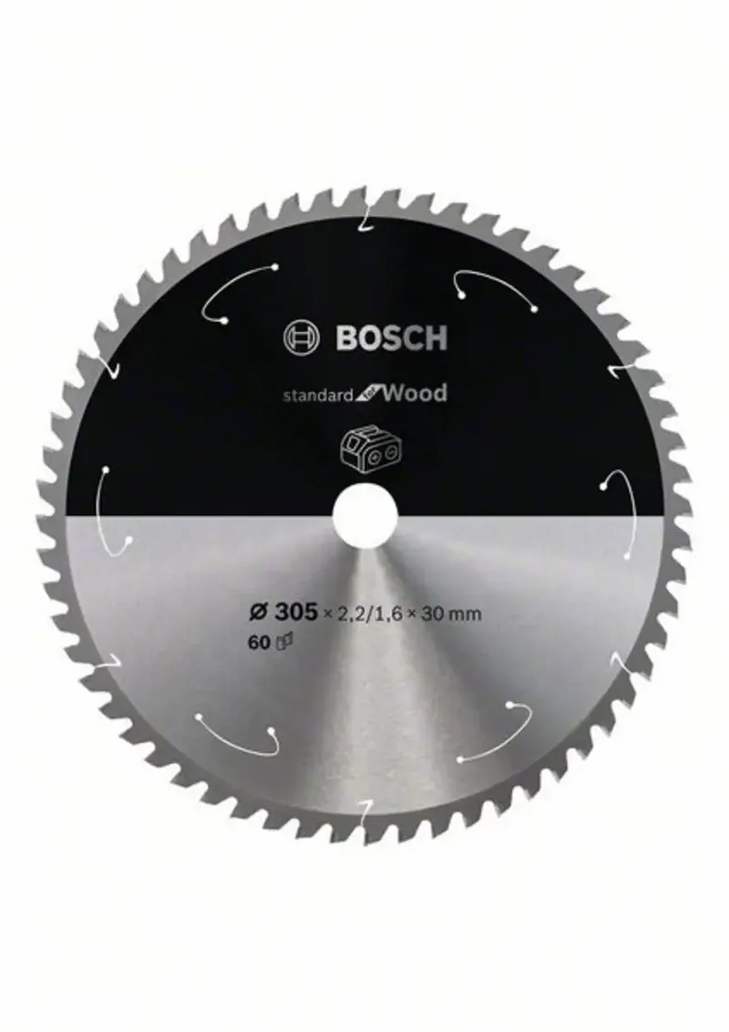 Bosch Accessories 2608837742 2608837742 Lame de scie circulaire 305 x 30 mm Nombre de dents: 60 1 pc(s) de Bosch Professional – image du produit