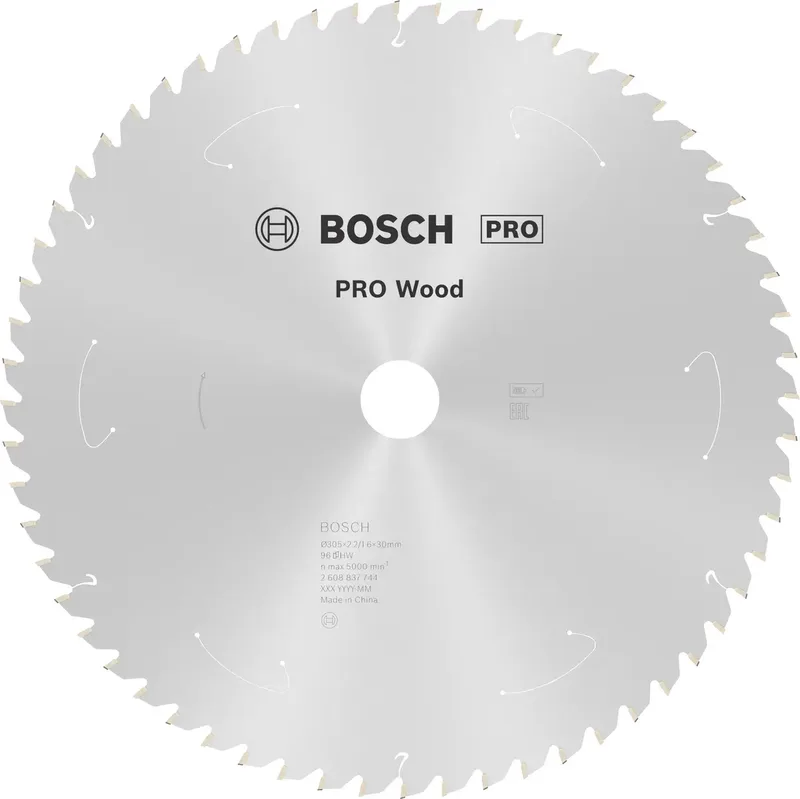 Bosch Accessories 2608837744 2608837744 Kreissägeblatt 305 x 30 mm Zähneanzahl: 96 1 St. von Bosch Professional – Produktbild