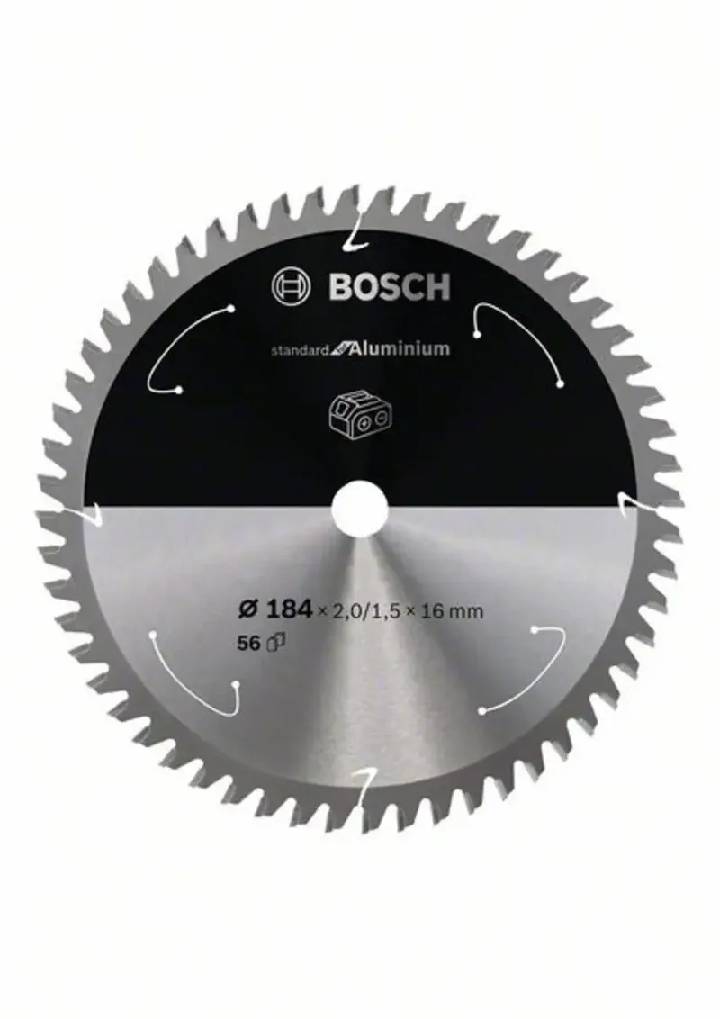 Bosch Accessories 2608837767 2608837767 Kreissägeblatt 184 x 16 mm Zähneanzahl: 56 1 St. by Bosch Professional – product image
