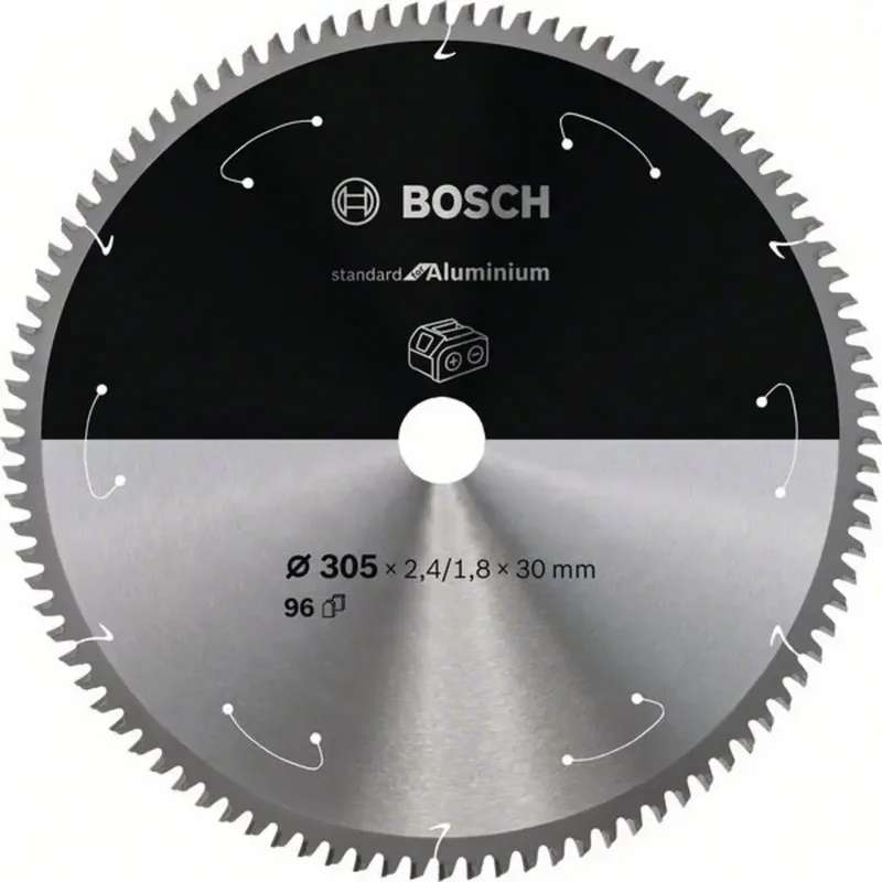 Bosch Accessories 2608837782 2608837782 Lame de scie circulaire 305 x 30 mm Nombre de dents: 96 1 pc(s) de Bosch Professional – image du produit