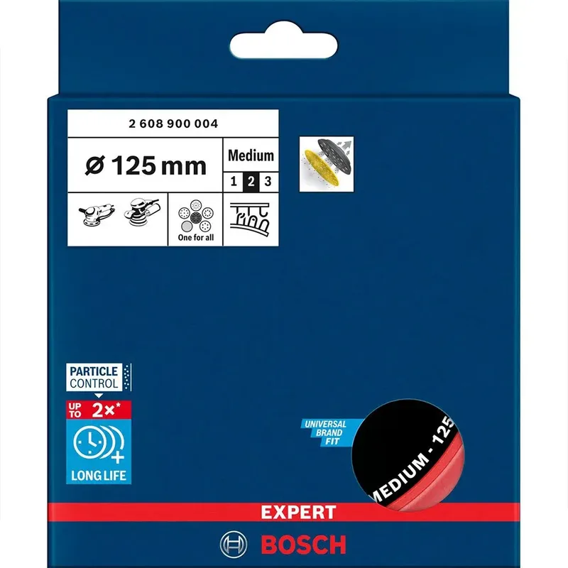 Bosch Accessories 2608900004 EXPERT Multihole (Expert Multiloch) universele steunschijf, 125 mm, medium Diameter 125 mm van Bosch Professional – productafbeelding 5 van 5