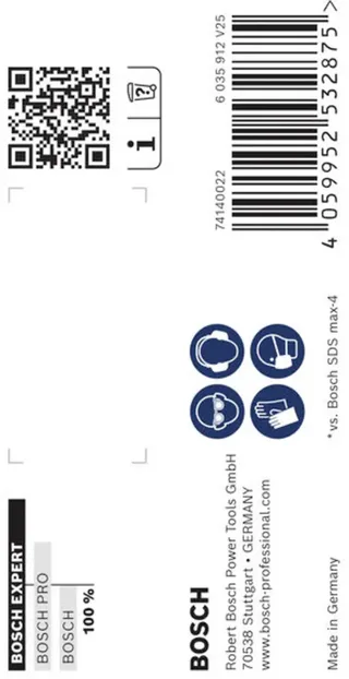 Bosch Accessories 2608900213 2608900213 carbure Foret pour marteau-perforateur 15 mm Longueur totale 540 mm SDS-Max 1 pc(s) de Bosch Professional – image du produit 1 sur 2