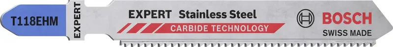 Bosch Accesorios Jeu De Lames De Scie Sauteuse Expert T118ehm Stainless Steel 3 Unités de Bosch Professional – image du produit 1 sur 6