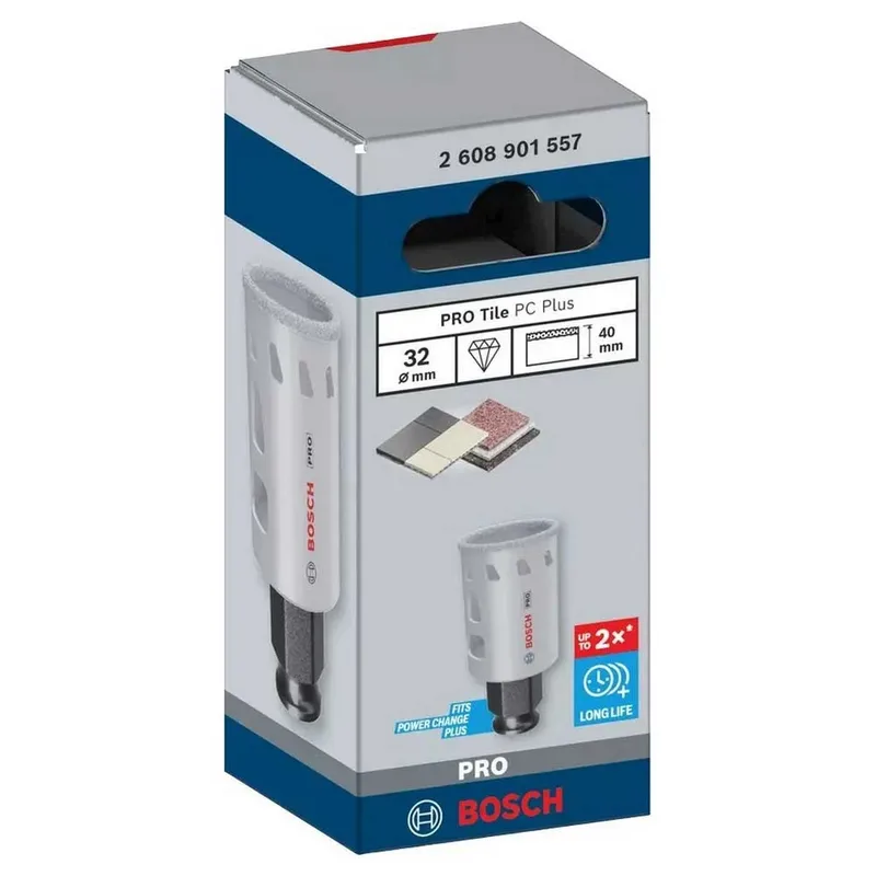 Bosch Accessories 2608901557 2608901557 Lochsäge 32 mm diamantbestückt 1 St. fra Bosch Professional – produktbillede 2 af 6