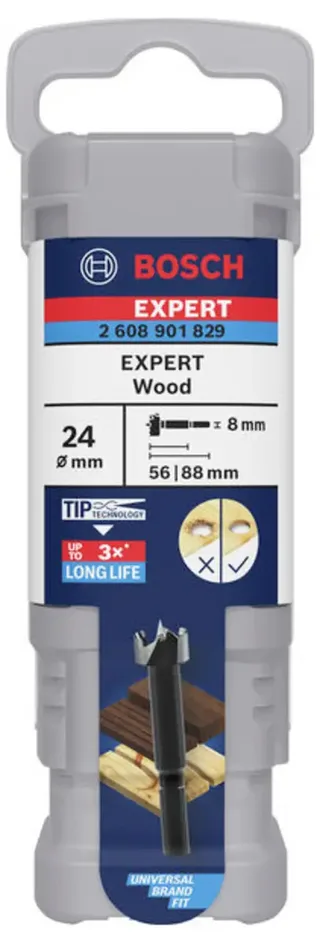 Bosch Accessories 2608901829 Forstnerbohrer 24 mm Gesamtlänge 88 mm 1 St. von Bosch Professional – Produktbild 3 von 3