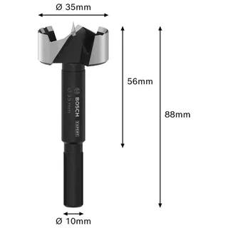 Bosch Accessories 2608901837 Forstnerbohrer 35 mm Gesamtlänge 88 mm 1 St. de Bosch Professional – image du produit 3 sur 6