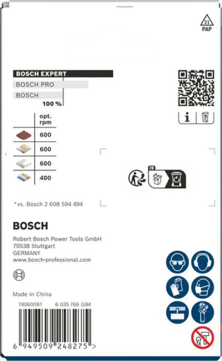 Bosch Accessories 2608901929 2608901929 Scie-cloche 65 mm carbure de tungstène 1 pc(s) de Bosch Professional – image du produit