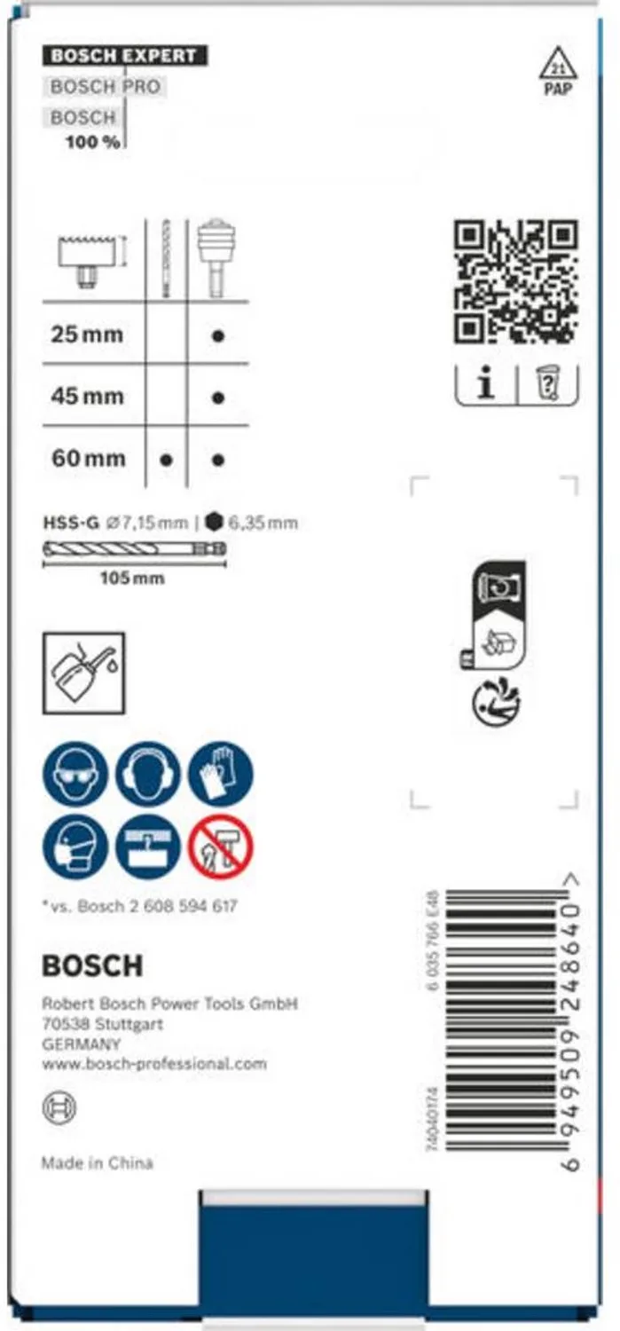 Bosch Accessories 2608901966 2608901966 Hålsåg 1 st från Bosch Professional – produktbild