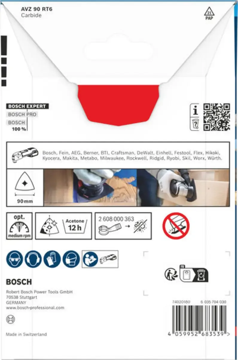 Bosch Accessories 2608902064 2608902064 Carbide-RIFF Multitool-Sägeblätter 1 St. by Bosch Professional – product image