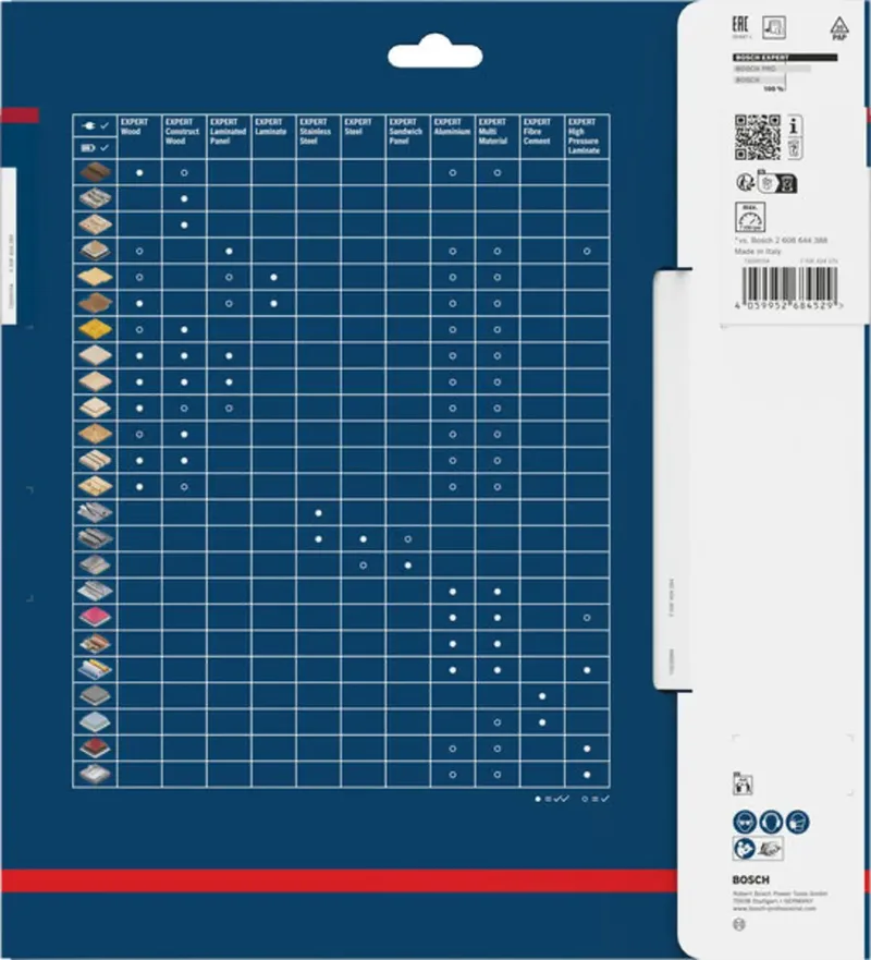 Bosch Accessories 2608902125 2608902125 Kreissägeblatt 260 x 30.0 x 1.8 mm Zähneanzahl: 80 1 St. von Bosch Professional – Produktbild