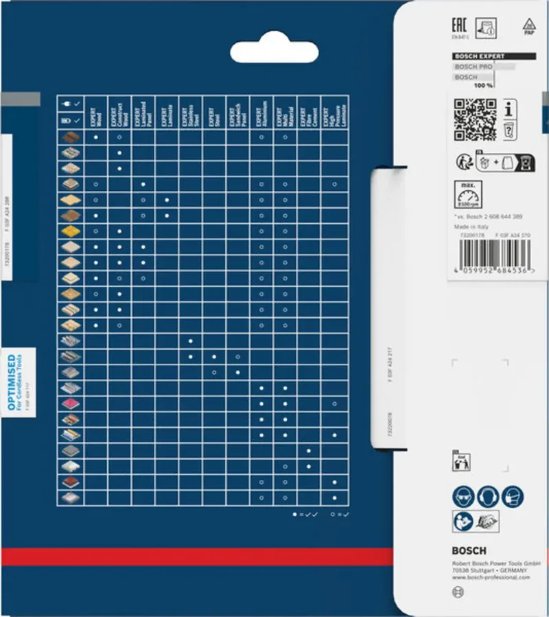 Bosch Accessories 2608902126 2608902126 Lame de scie circulaire 160 x 20.0 x 1.2 mm Nombre de dents: 48 1 pc(s) de Bosch Professional – image du produit