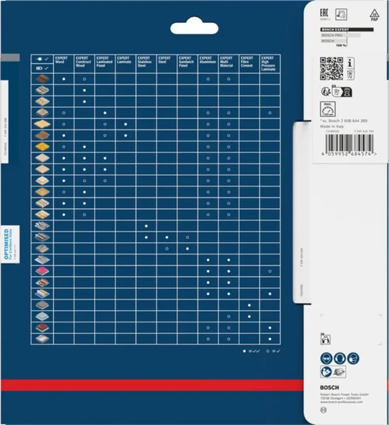 Bosch Accessories 2608902129 2608902129 Kreissägeblatt 210 x 30.0 x 1.4 mm Zähneanzahl: 66 1 St. von Bosch Professional – Produktbild
