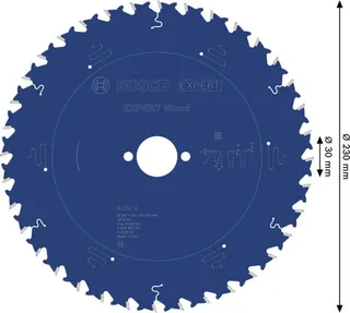 Bosch Accessories 2608902165 2608902165 Lame de scie circulaire 230 x 30.0 x 1.8 mm Nombre de dents: 36 1 pc(s) de Bosch Professional – image du produit 2 sur 2