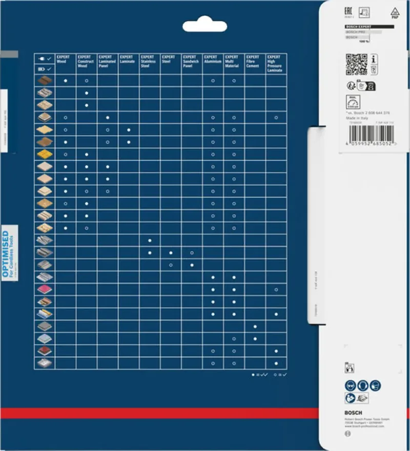 Bosch Accessories 2608902177 2608902177 Kreissägeblatt 254 x 30.0 x 1.6 mm Zähneanzahl: 60 1 St. von Bosch Professional – Produktbild