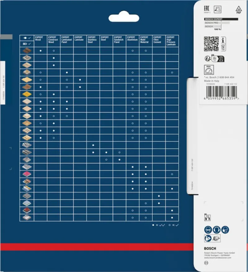 Bosch Accessories 2608902207 2608902207 Kreissägeblatt 216 x 30.0 x 1.6 mm Zähneanzahl: 24 1 St. von Bosch Professional – Produktbild