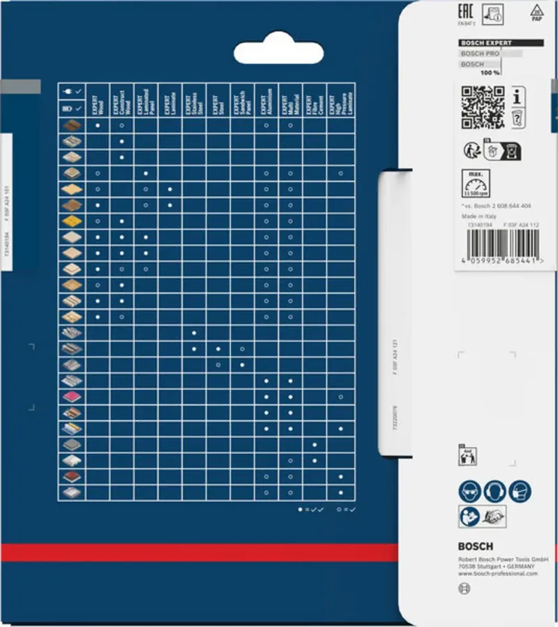 Bosch Accessories 2608902216 2608902216 Lame de scie circulaire 165 x 20.0 x 1.3 mm Nombre de dents: 20 1 pc(s) de Bosch Professional – image du produit
