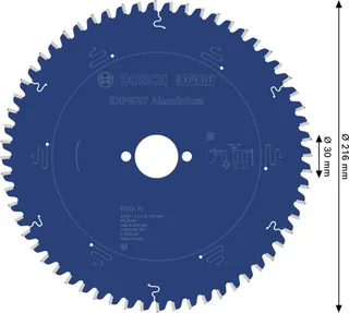 Bosch Accessories 2608902237 2608902237 Kreissägeblatt 216 x 30.0 x 1.6 mm Zähneanzahl: 60 1 St. von Bosch Professional – Produktbild 2 von 2
