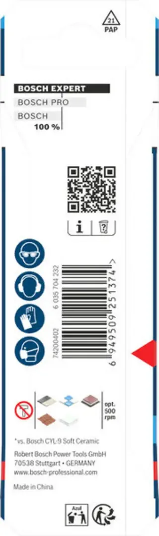 Bosch Accessories 2608902303 Keramikbohrer 1 St. de Bosch Professional – image du produit 1 sur 2
