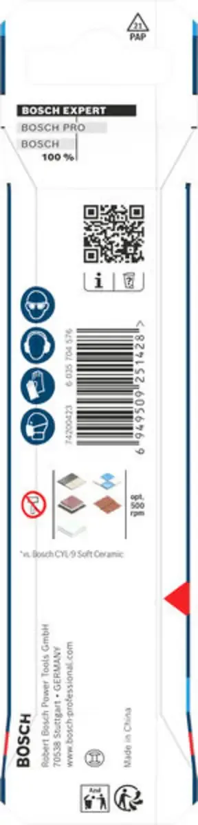 Bosch Accessories 2608902308 Keramikbohrer 1 St. von Bosch Professional – Produktbild