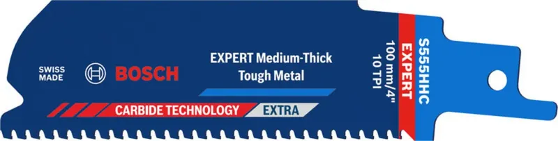 Bosch Accessories 2608902319 EXPERT Medium-Thick Tough Metal S555HHC Säbelsägeblatt 1 St. von Bosch Professional – Produktbild