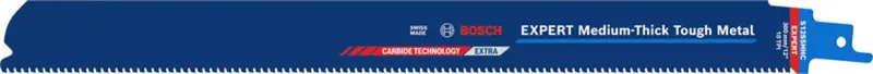 Bosch Accessories 2608902326 EXPERT Medium-Thick Tough Metal S1255HHC Säbelsägeblatt Sägeblatt-Länge 300 mm 1 St. von Bosch Professional – Produktbild 1 von 2