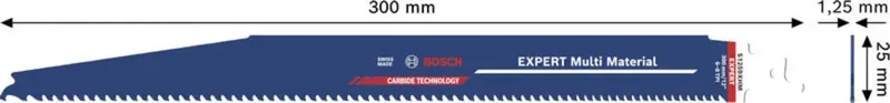 Bosch Accessories 2608902337 EXPERT Multi Material S1259XHM Säbelsägeblatt Sägeblatt-Länge 300 mm 1 St. by Bosch Professional – product image 2 of 2