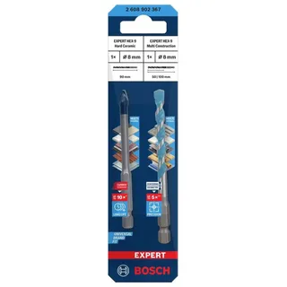 Bosch Accessories 2608902367 Foret pour carrelages 8 mm Longueur totale 90 mm 1 pc(s) de Bosch Professional – image du produit 2 sur 2