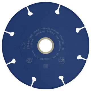 Bosch Accessories 2608902380 2608902380 Diamanttrennscheibe Durchmesser 105 mm Bohrungs-Ø 20 mm Gusseisen, Edelstahl, Stahl, NE-Metalle, Faserverstärkte de Bosch Professional – image du produit 2 sur 2