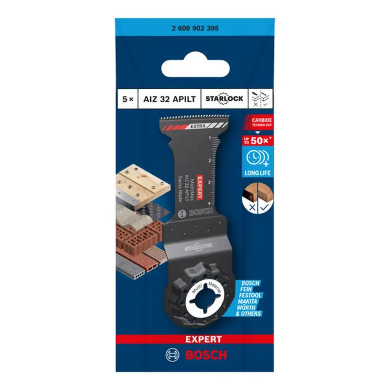 Bosch Accessories 2608902395 2608902395 Multitool Hardmetaal 5 stuk(s) by Bosch Professional – product image 1 of 3