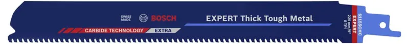 Bosch Accessories 2608902635 EXPERT Thick Tough Metal S1155CHC lame de scie sabre, 100 pièces 100 pc(s) de Bosch Professional – image du produit 1 sur 2